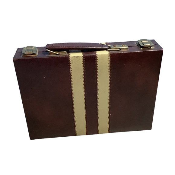 Vintage Backgammon Replacement Case Only Faux Leather 16" x 11" - Picture 6 of 10